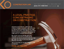 Tablet Screenshot of kolaw.com.au